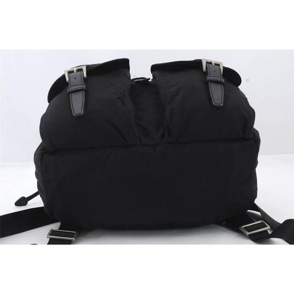 Auth Prada Nylon Leather Backpack Black #48359P28B - Picture 5 of 13